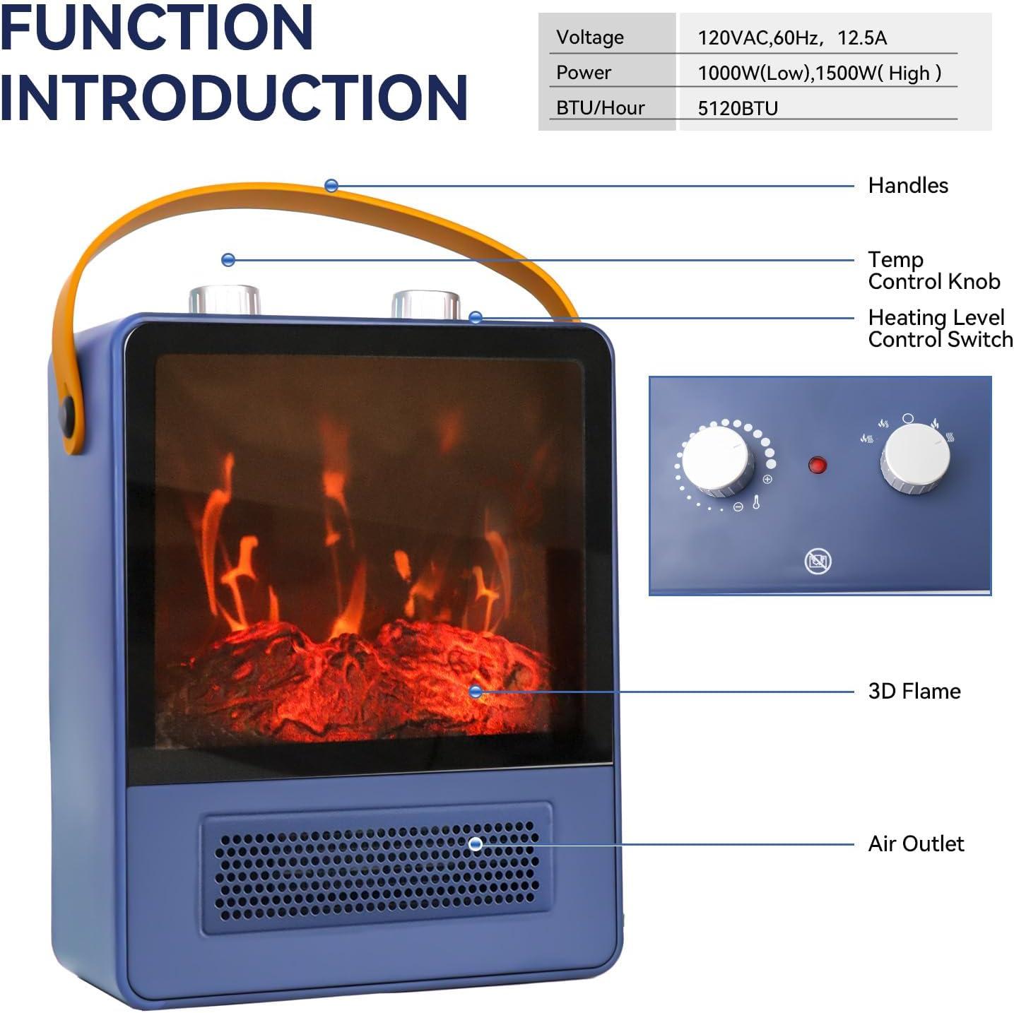 Our Take on​ TEMPWARE's Cozy, safe & stylish Electric Fireplace ⁤Heater