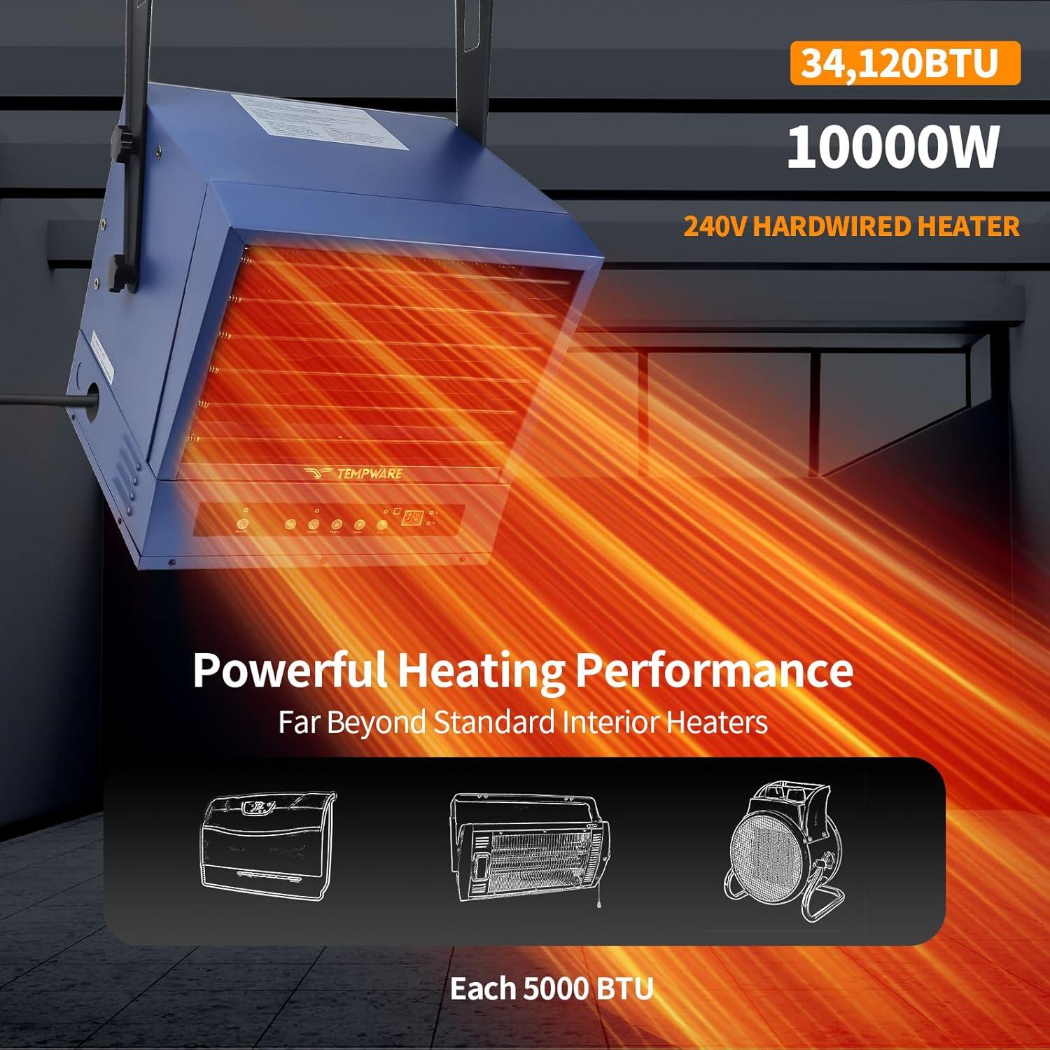 How We Stay ‍Warm: Testing the 10,000W Electric Garage⁣ Heater