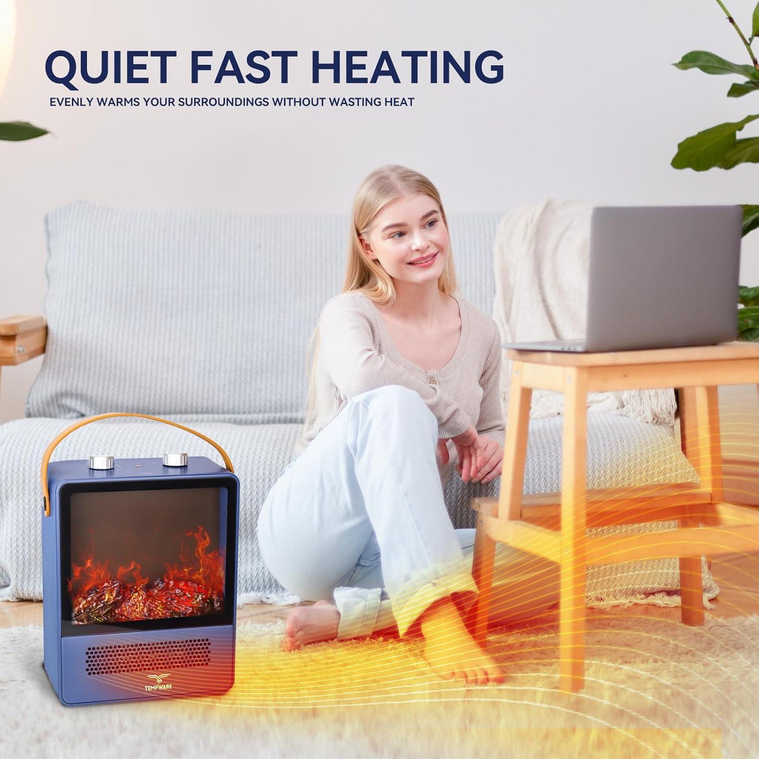 Our Take on ⁤TEMPWARE's ⁤Cozy, Safe & Stylish Electric Fireplace Heater