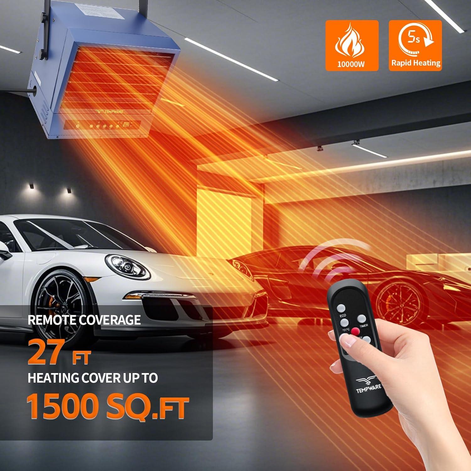 How We Stay Warm: Testing the 10,000W Electric Garage Heater
